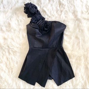 One Shoulder Embellished Top Forever21